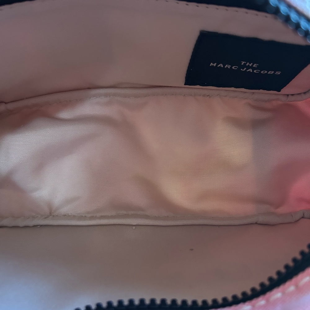 Marc Jacobs Pink and Cream Zip Pouch - Picture 4 of 6